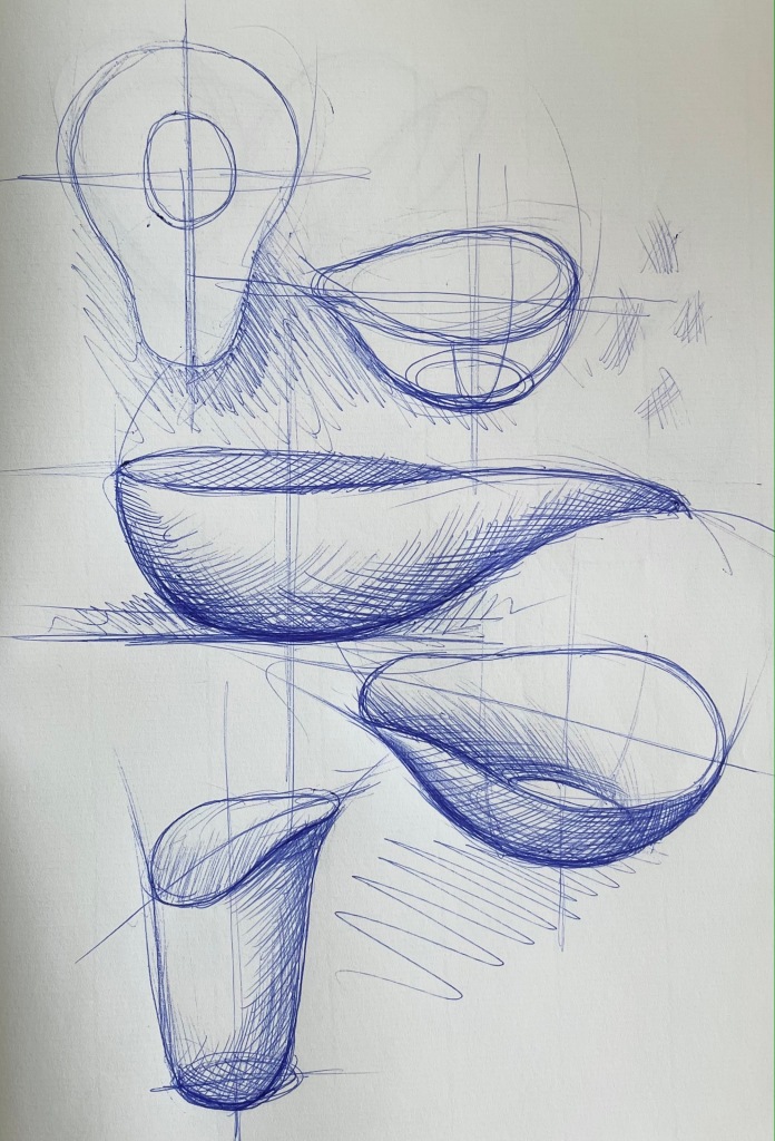 initial bowl sketches